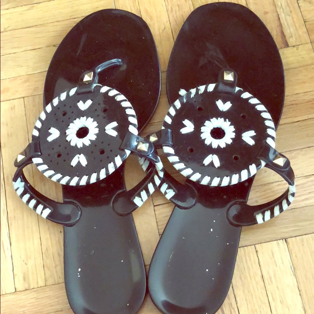 Jack Rogers gel flip flops